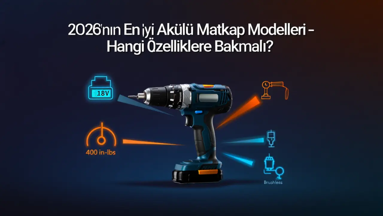 2026’nın En İyi Akülü Matkap Modelleri – Hangi Özelliklere Bakmalı ?