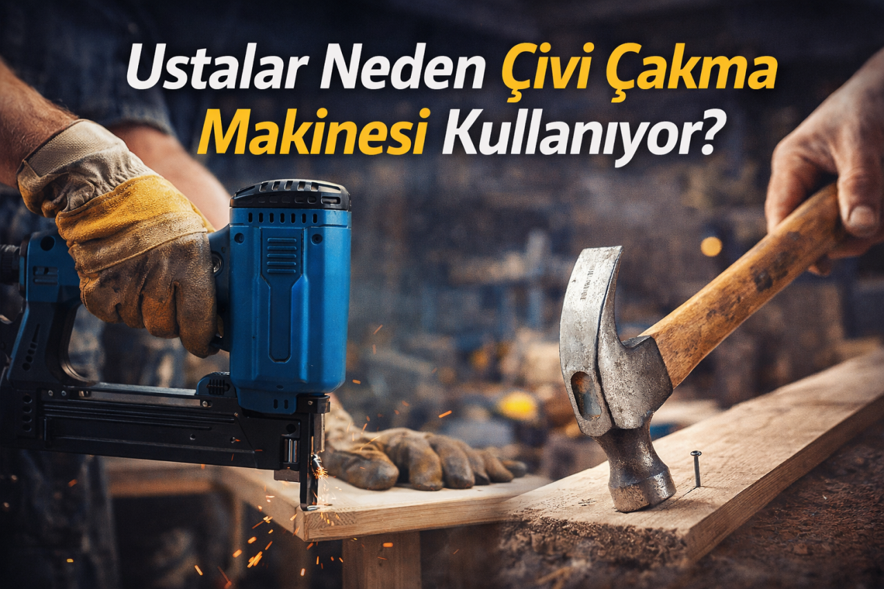 Ustalar Neden Çivi Çakma Makinesi Kullanıyor?