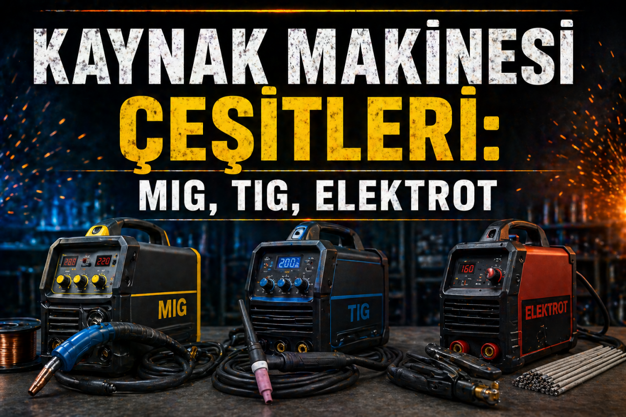 Kaynak Makinesi Çeşitleri: MIG, TIG, Elektrot