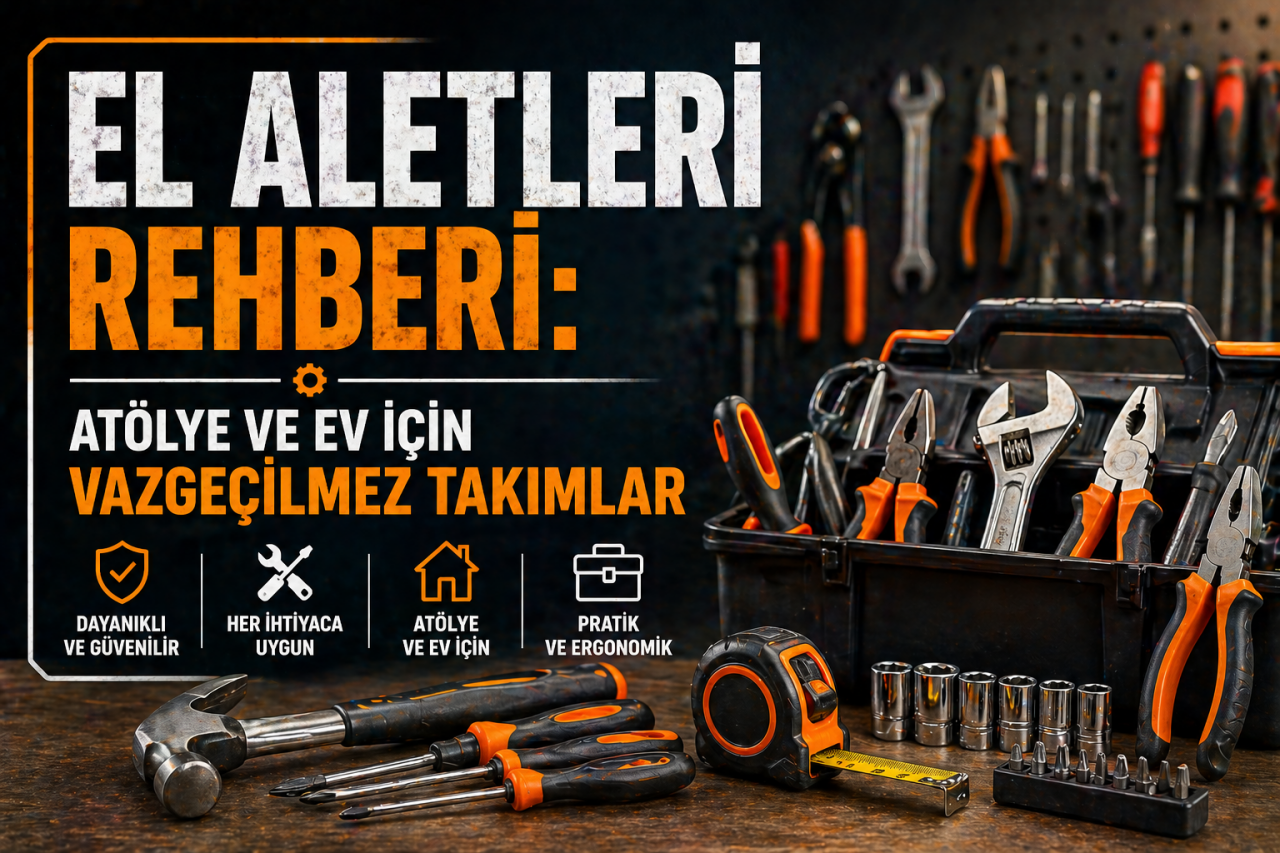El Aletleri Rehberi: Atölye ve Ev İçin Vazgeçilmez Takımlar