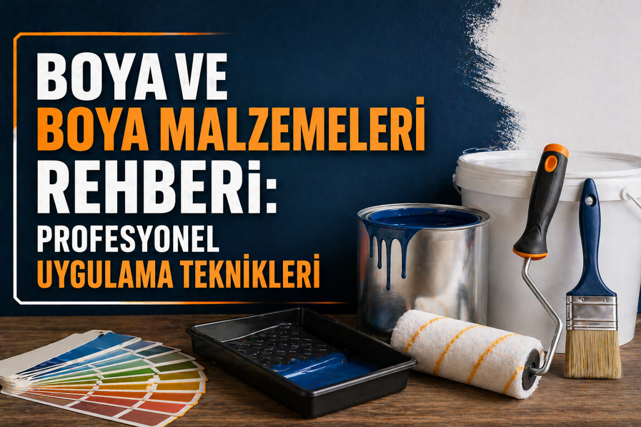 Boya ve Boya Malzemeleri Rehberi: Profesyonel Uygulama Teknikleri