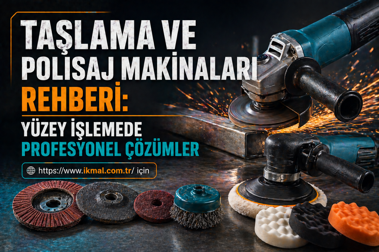 Taşlama ve Polisaj Makinaları Rehberi: Yüzey İşlemede Profesyonel Çözümler