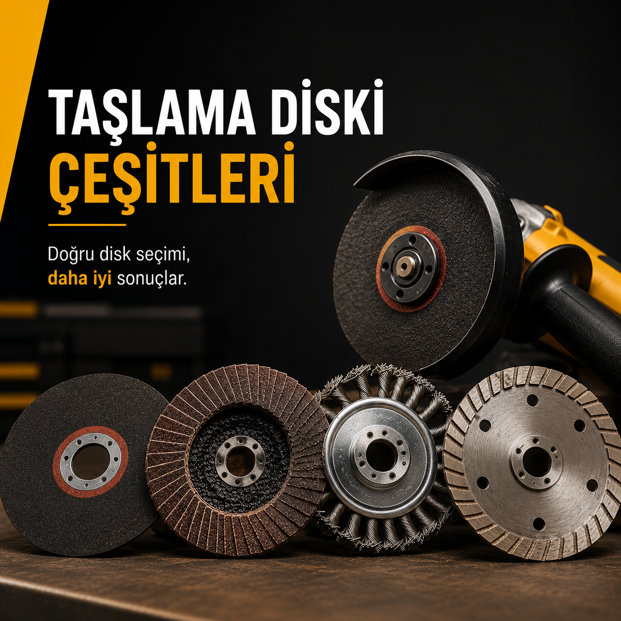 Taşlama Diski Çeşitleri ve Kullanım Alanları