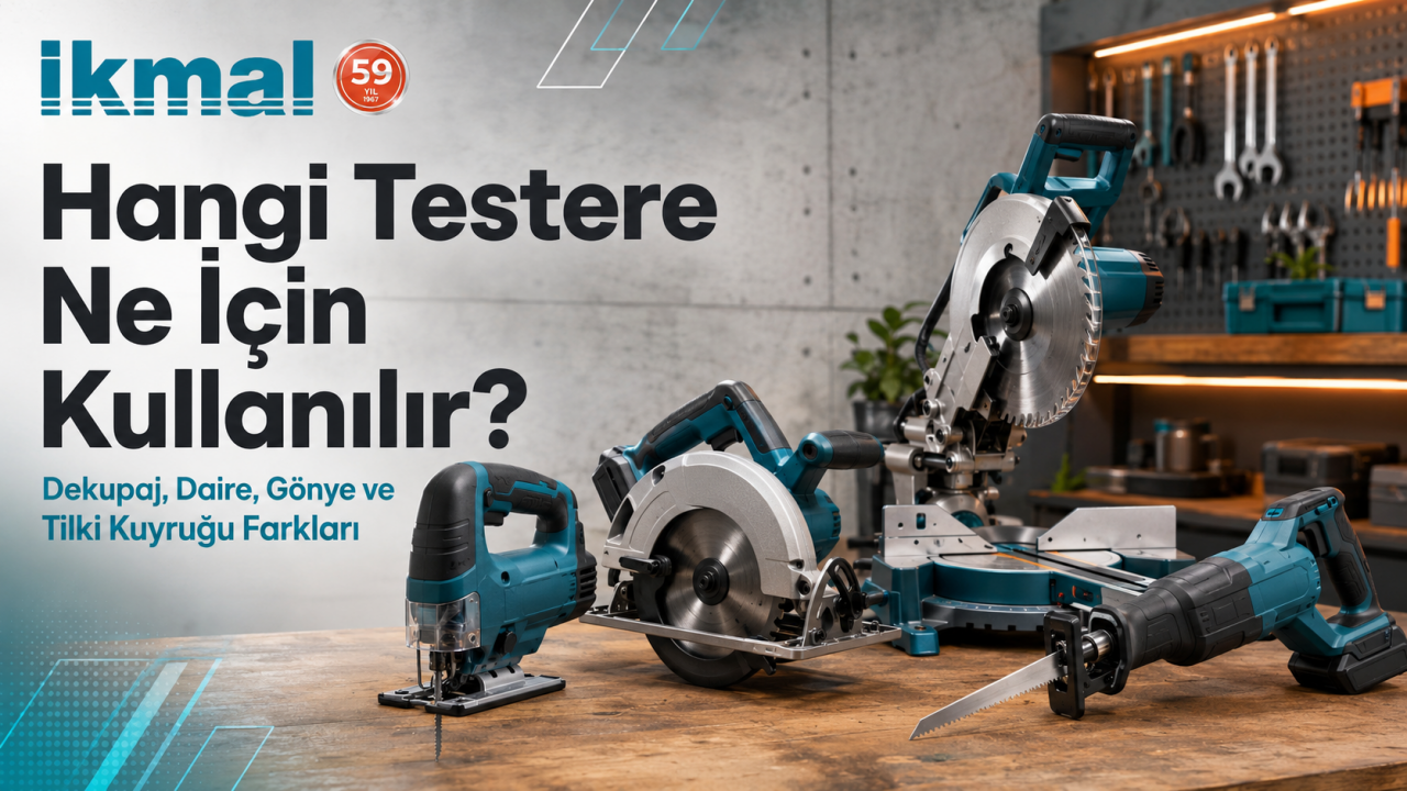 Hangi Testere Ne İçin Kullanılır? Dekupaj, Daire, Gönye ve Tilki Kuyruğu Farkları
