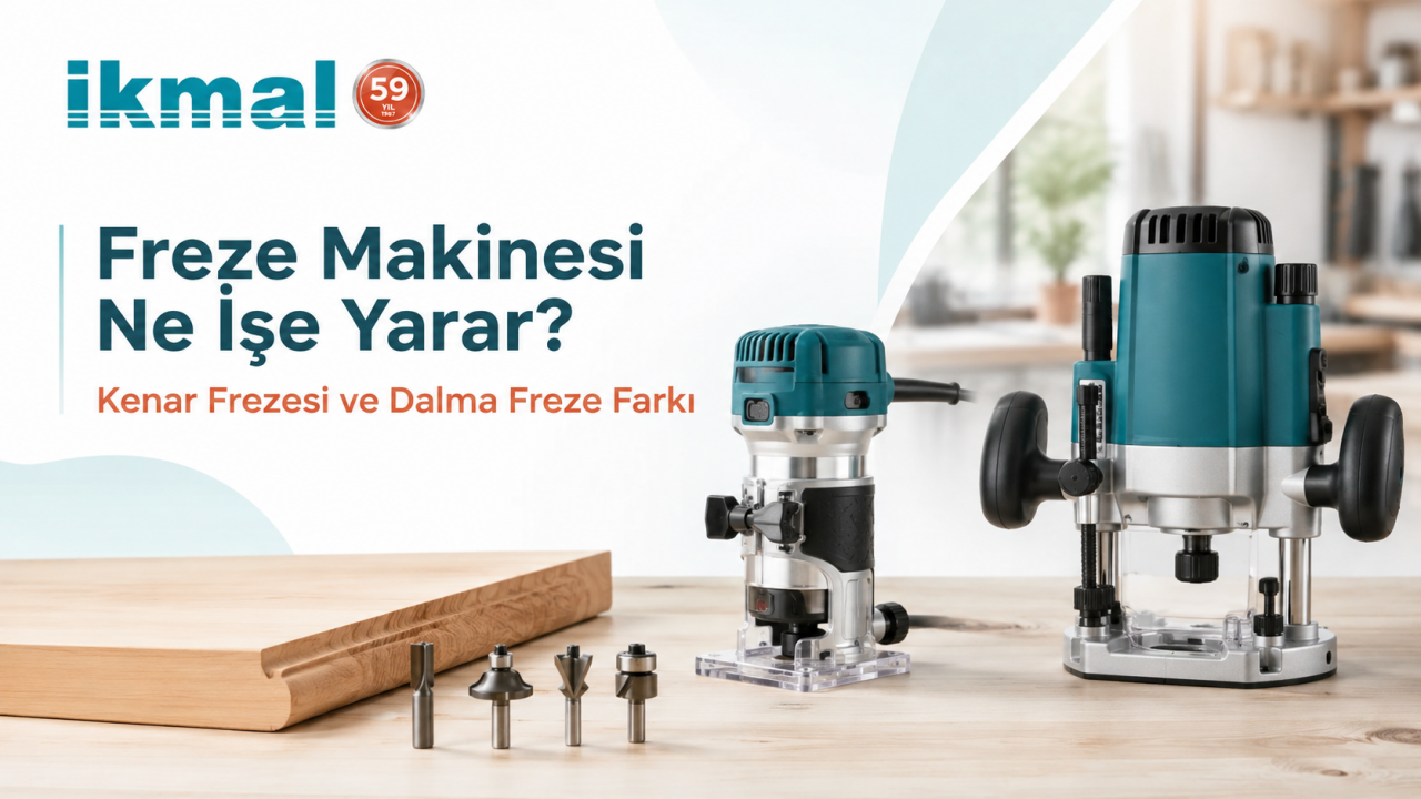 Freze Makinesi Ne İşe Yarar? Kenar Frezesi ve Dalma Freze Farkı