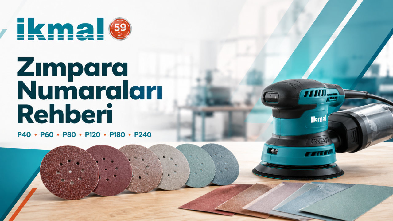 Zımpara Numaraları Ne Anlama Gelir? P40, P60, P80, P120, P180 ve P240 Rehberi