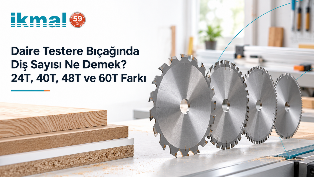 Daire Testere Bıçağında Diş Sayısı Ne Demek? 24T, 40T, 48T ve 60T Farkı