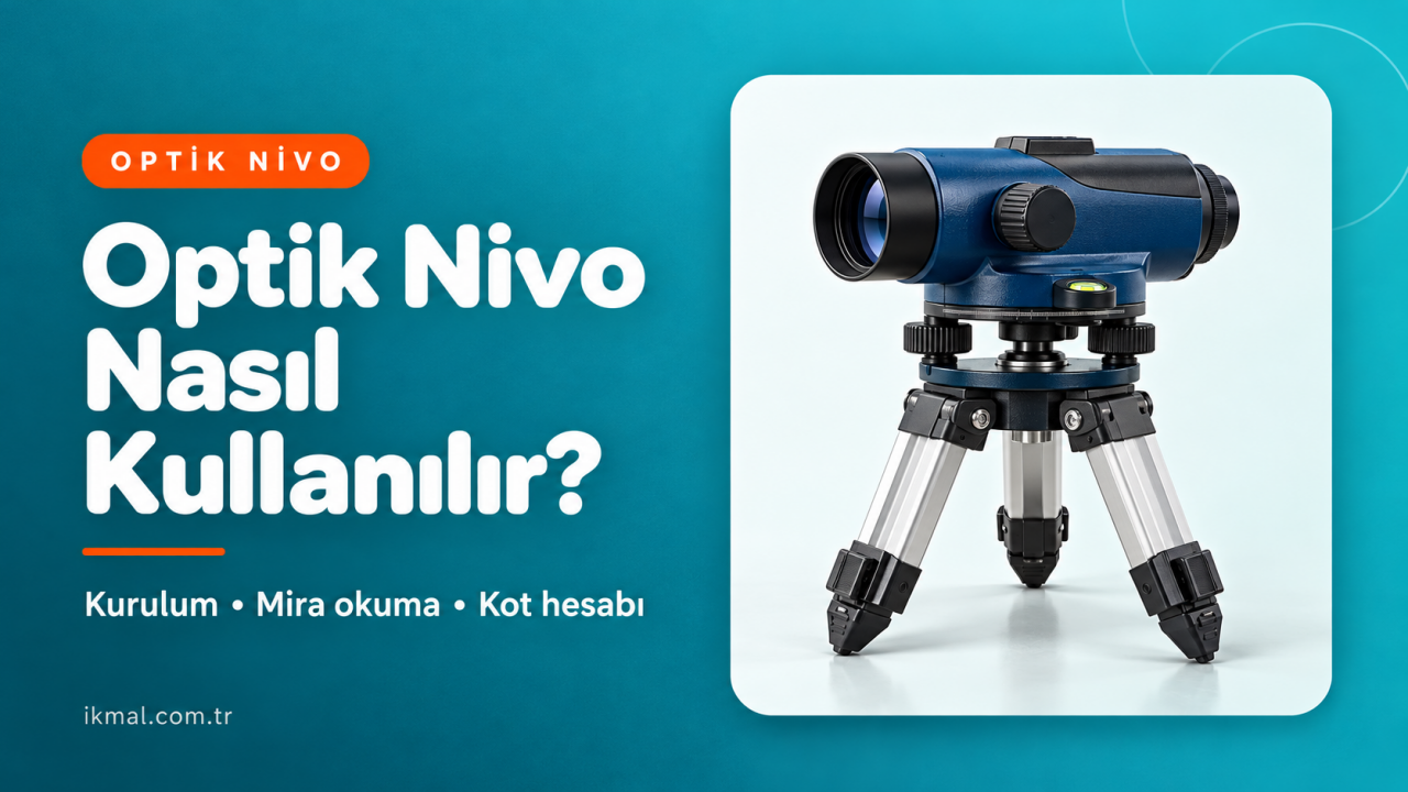 Optik Nivo Nasıl Kullanılır? Lazer Nivodan Farkı ve Seçim Rehberi