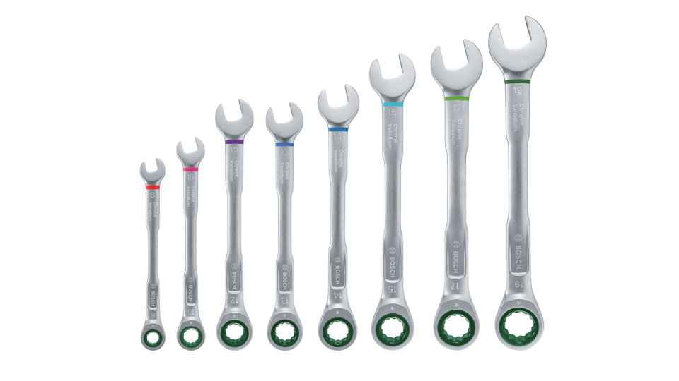 Bosch Cırcırlı Kombine Anahtar Seti 8 Parça 1600A027PS