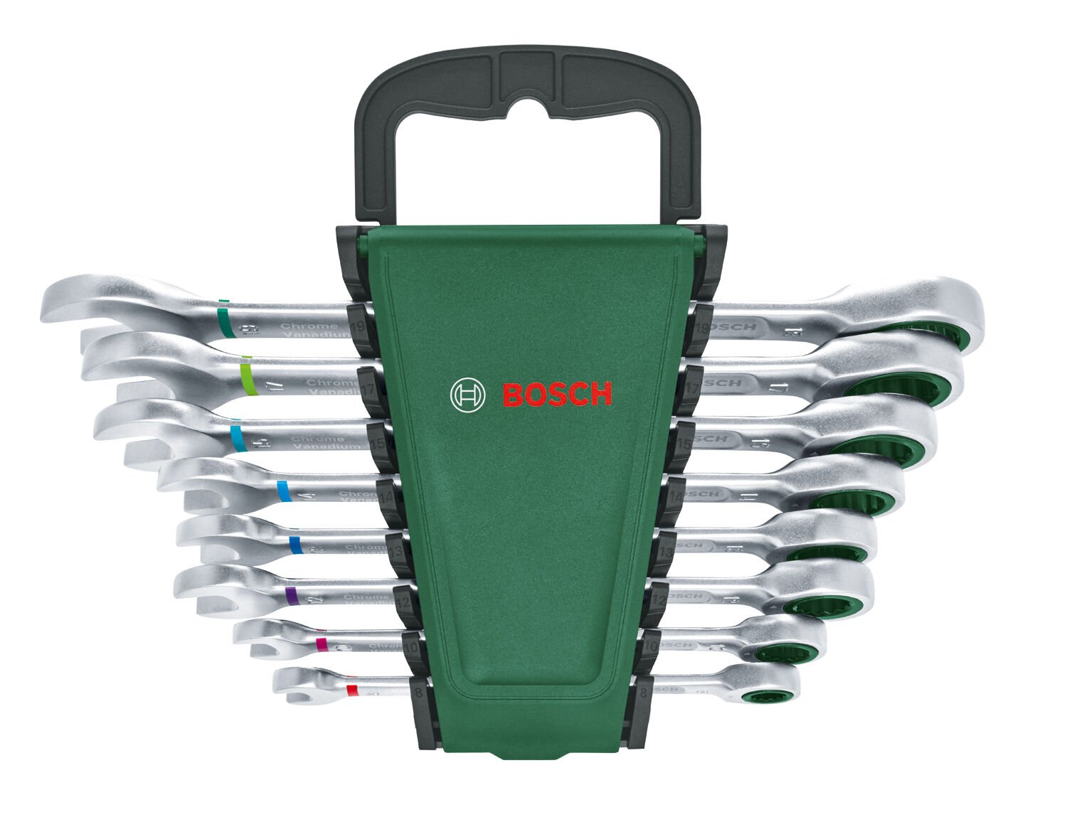 Bosch Cırcırlı Kombine Anahtar Seti 8 Parça 1600A027PS