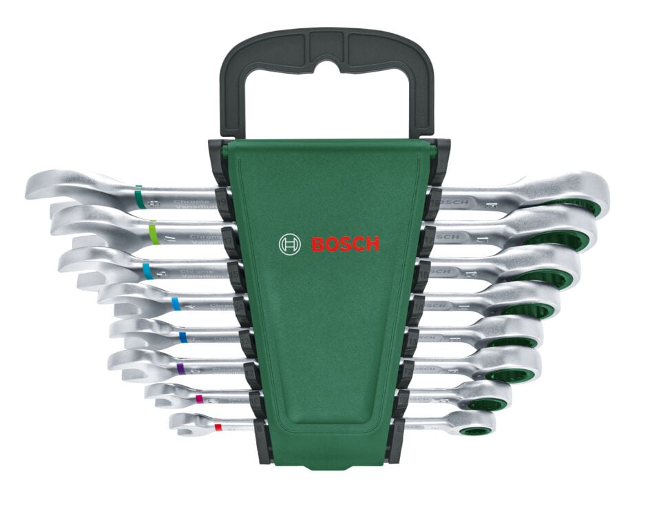 Bosch Cırcırlı Kombine Anahtar Seti 8 Parça 1600A027PS