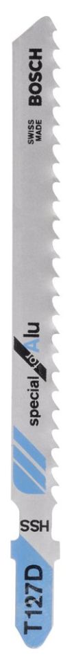 Bosch - Aluminyum İçin T 127 D Dekupaj Testeresi Bıçağı - 5'Li Paket