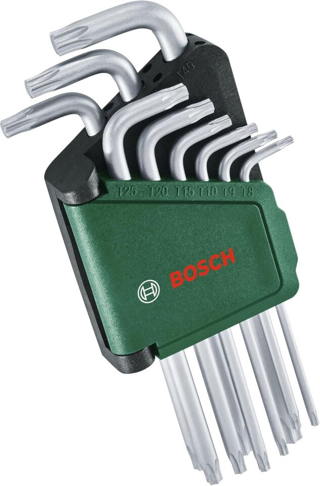 Bosch Torx Alyan Anahtar Takımı 9 Parça 1600A02Z9C
