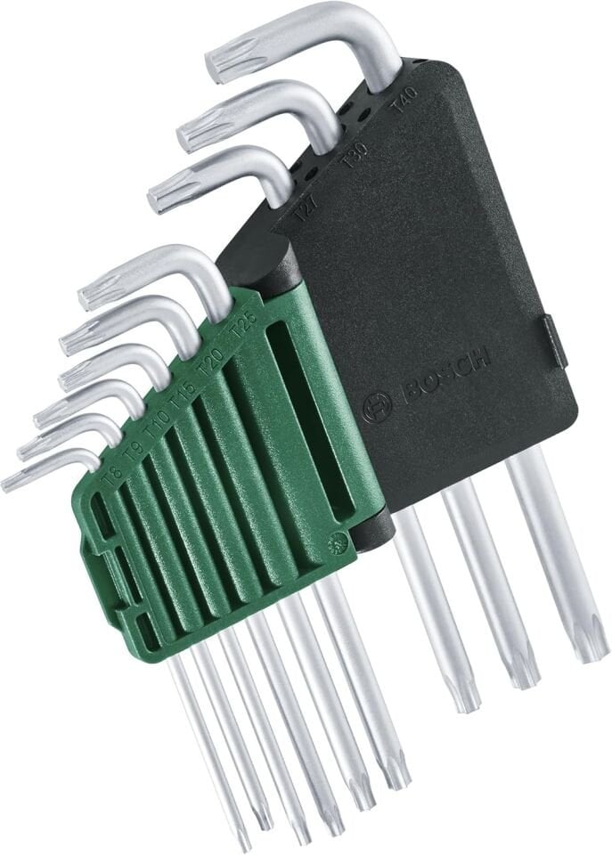 Bosch Torx Alyan Anahtar Takımı 9 Parça 1600A02Z9C