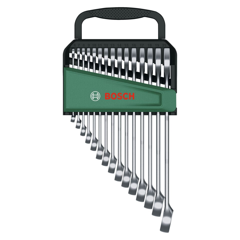 Bosch 15 Parça Kombine Anahtar Seti 1600A02Z9E