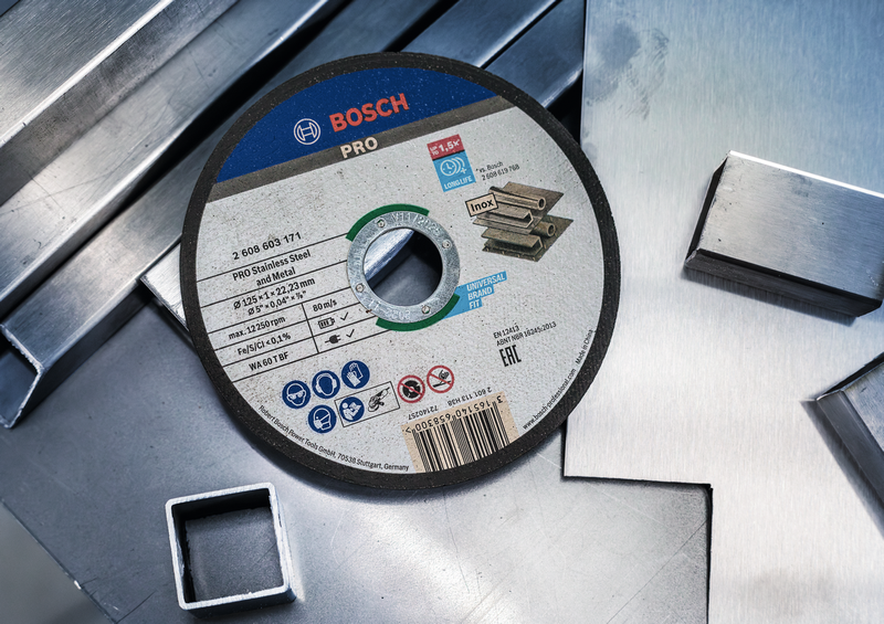 Bosch 10’lu 115x1 mm Inox (Paslanmaz Çelik) Kesme Diski Taşı 2608603254