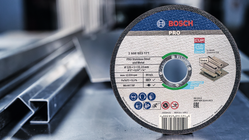 Bosch 10’lu 115x1 mm Inox (Paslanmaz Çelik) Kesme Diski Taşı 2608603254