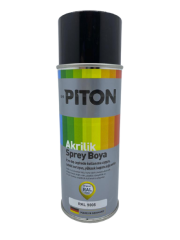 Piton Akrilik Sprey Boya 400 ml RAL9005 Parlak Siyah
