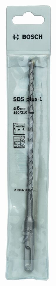Bosch - Plus-1 Serisi, SDS-plus Kırıcı Delici Matkap Ucu 6*210 mm