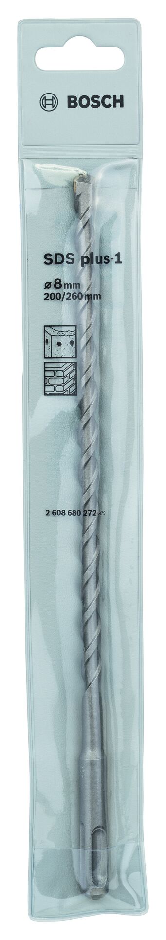 Bosch - Plus-1 Serisi, SDS-plus Kırıcı Delici Matkap Ucu 8*260 mm