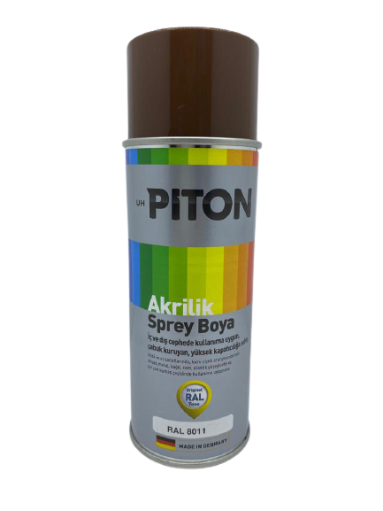Piton Akrilik Sprey Boya 400 ml RAL8011 Ceviz