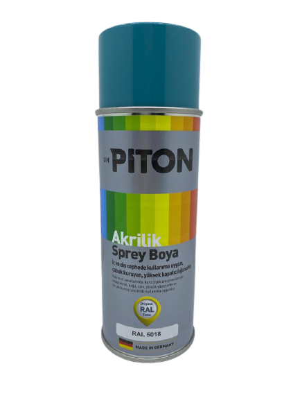 Piton Akrilik Sprey Boya 400 ml RAL5018 Turkuaz