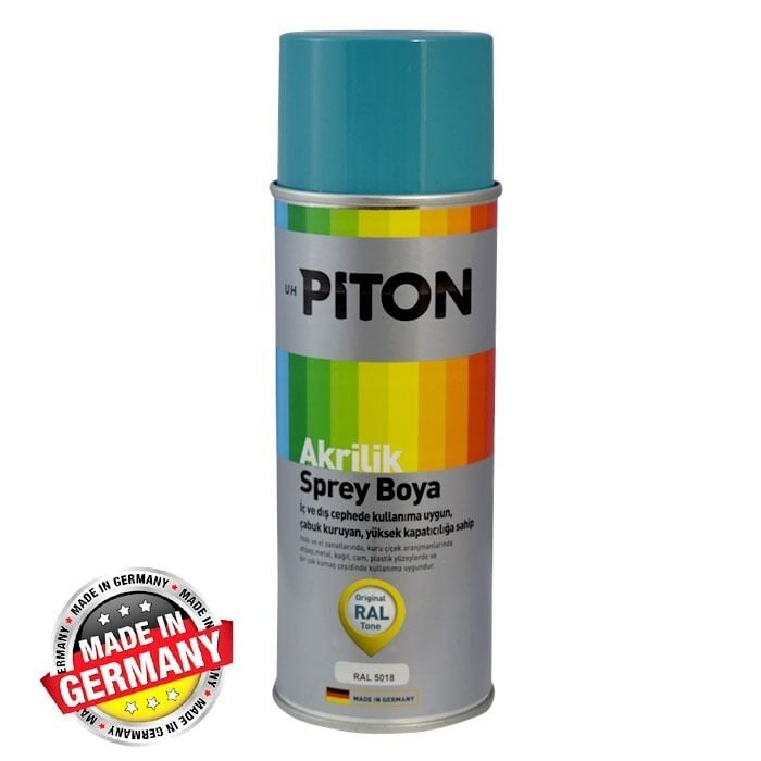 Piton Akrilik Sprey Boya 400 ml RAL5018 Turkuaz