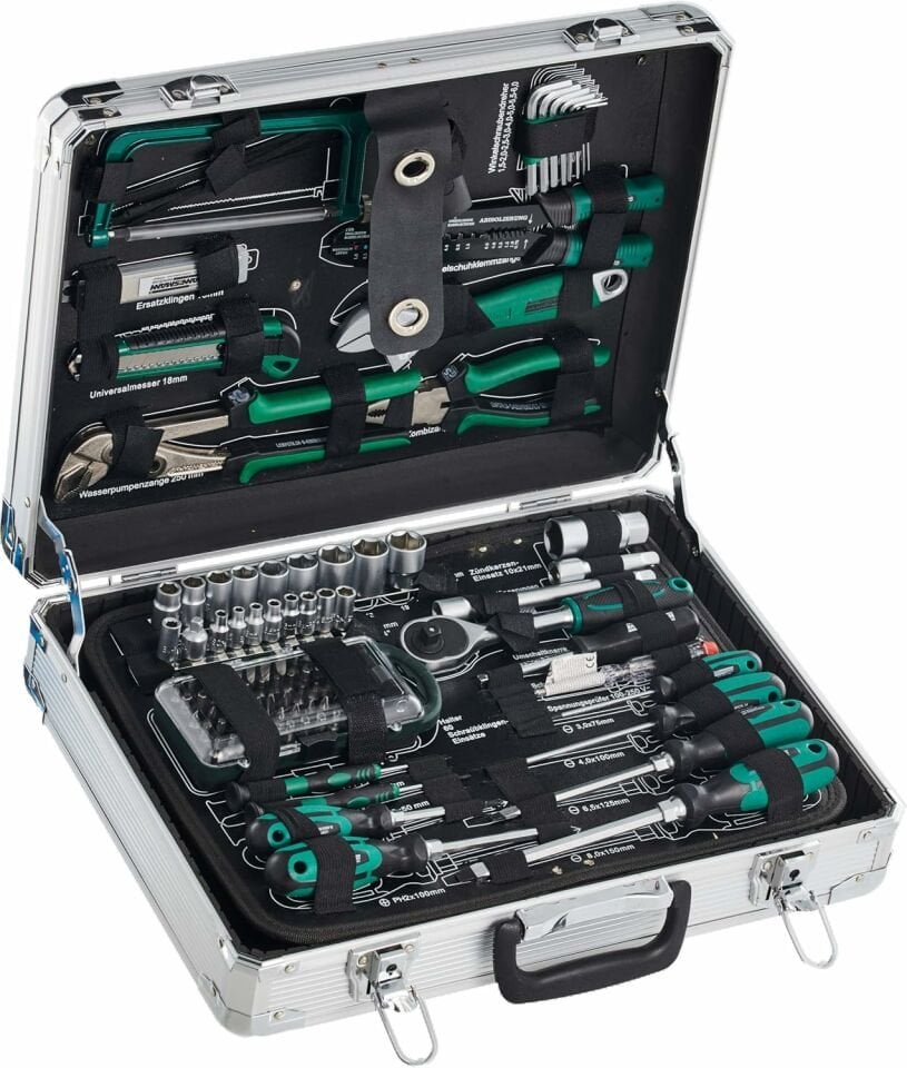 Mannesmann 29072 124 Parça Alüminyum Takım Çantası Alet Seti