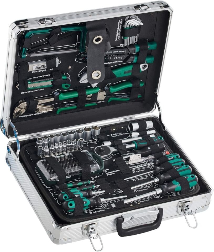 Mannesmann 29072 124 Parça Alüminyum Takım Çantası Alet Seti