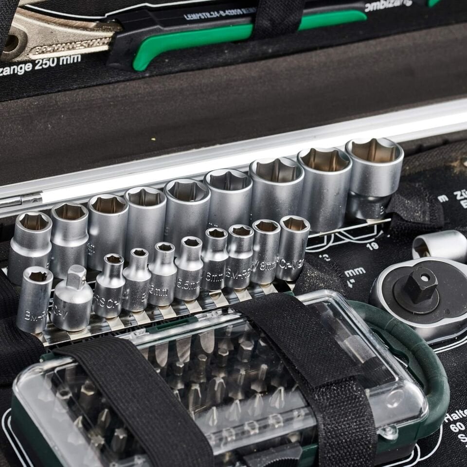 Mannesmann 29072 124 Parça Alüminyum Takım Çantası Alet Seti