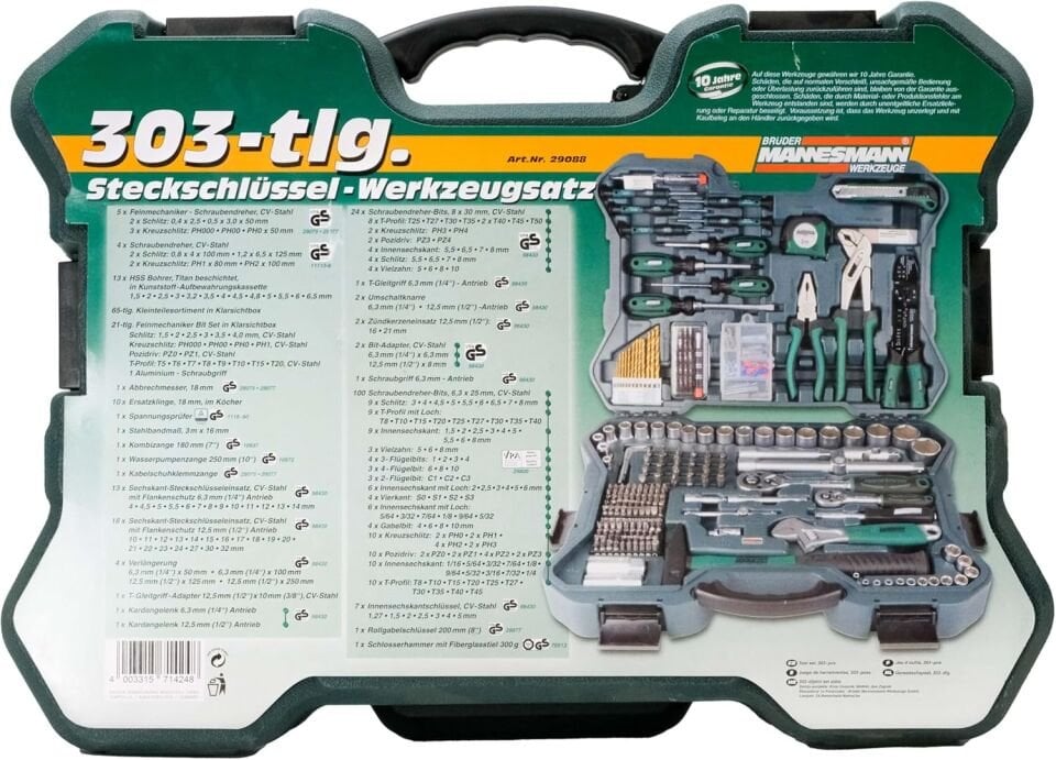 Mannesmann M29088 303 Parça Alet Seti