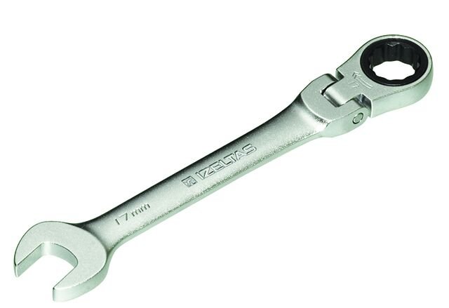 İzeltaş 16 mm Mafsallı Cırcır Kombine Anah.