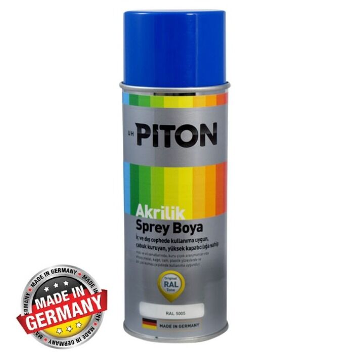 Piton Akrilik Sprey Boya 400 ml RAL5005 Sinyal Mavi