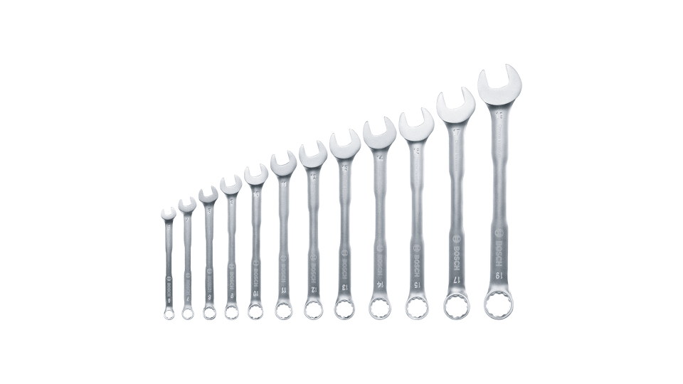 Bosch Kombine Anahtar Takımı 12 Parça 1600A02Z9D