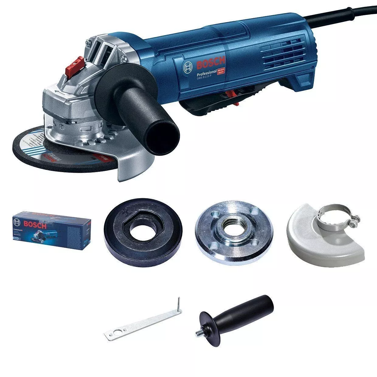 Bosch GWS 9-115 P 900 W Avuç Taşlama Makinesi