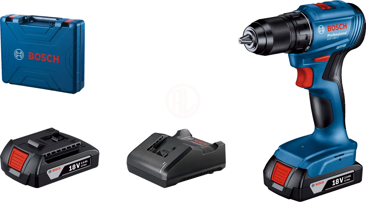 Bosch GSR 185-Li Çift Akülü 2Ah Vidalama Makinesi