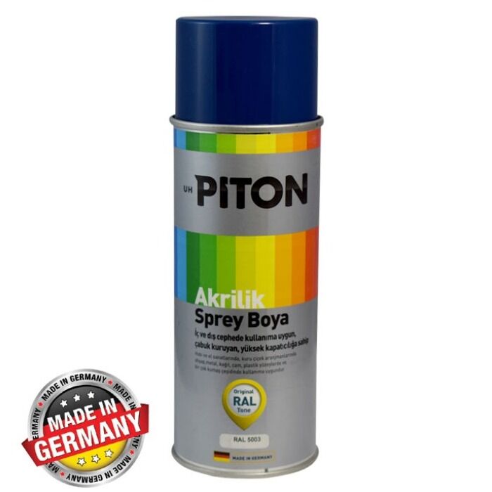 Piton Akrilik Sprey Boya 400 ml RAL5003 Safir Mavi