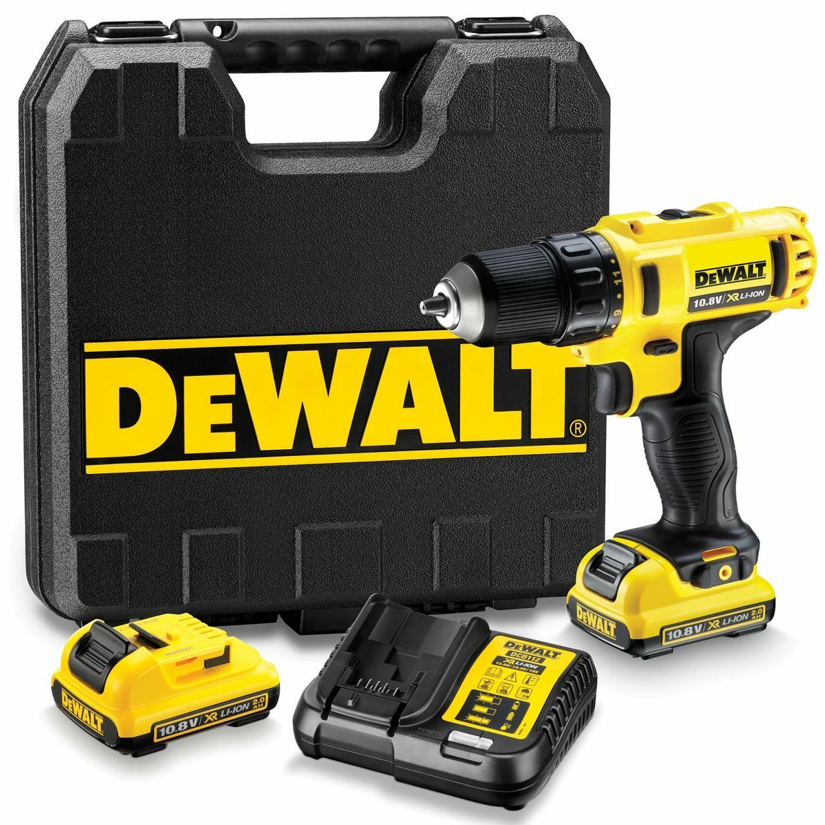 Dewalt DCD710D2 10.8V 2.0Ah Li-Ion Çift Akülü Darbesiz Vidalama