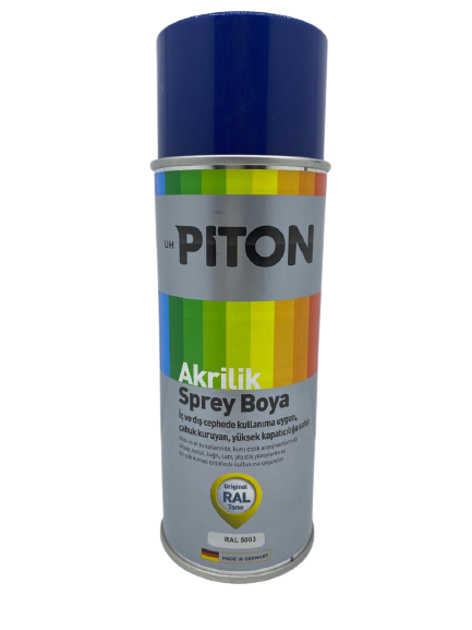 Piton Akrilik Sprey Boya 400 ml RAL5003 Safir Mavi
