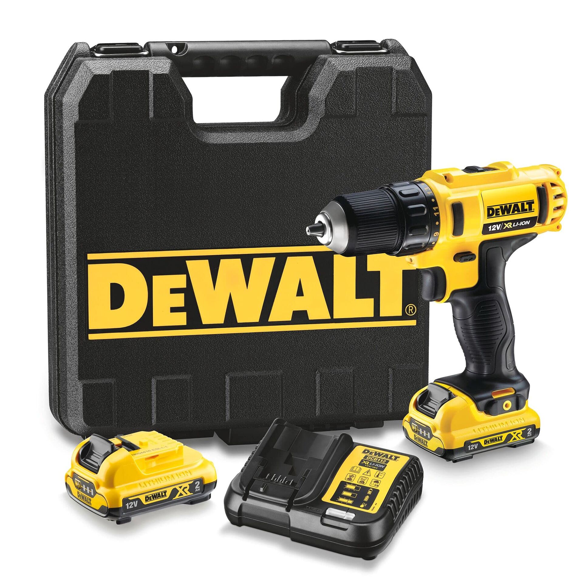 Dewalt DCD710D2 2.0Ah Li-Ion Çift Akülü Darbesiz Vidalama