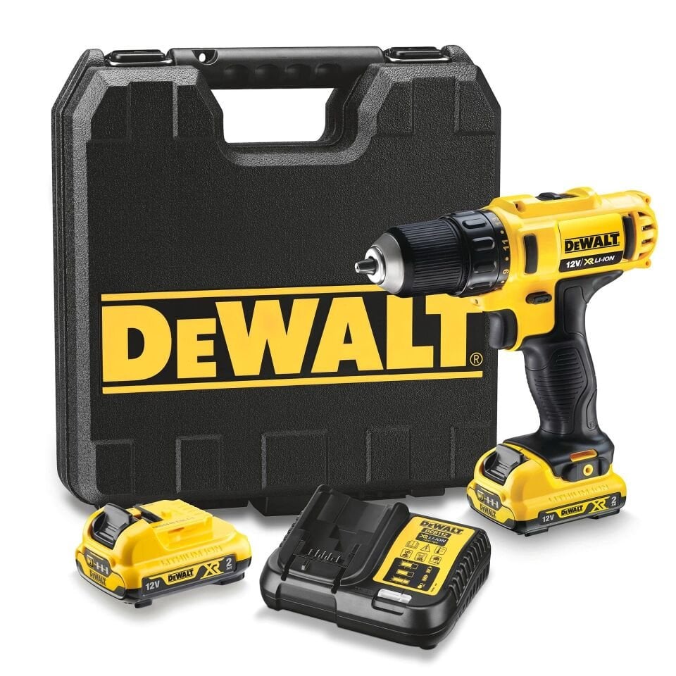 Dewalt DCD710D2 2.0Ah Li-Ion Çift Akülü Darbesiz Vidalama