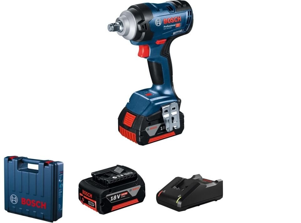 Bosch GDS 18V-400 Çift Akülü 5Ah Somun Sıkma Makinesi