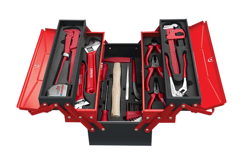 İzeltaş 5 Gözlü Dolu Tesisatçı Çanta 28 Parça 8420005028