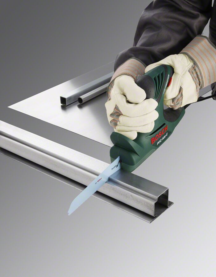 Bosch - Flexible Serisi PFZ 500 E Uyumlu Ahşap ve Metal için Panter Testere Bıçağı M 1122 EF 1'li