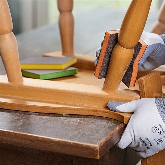 Bosch S473 Kontür Sünger Zımpara Süper İnce Yeşil