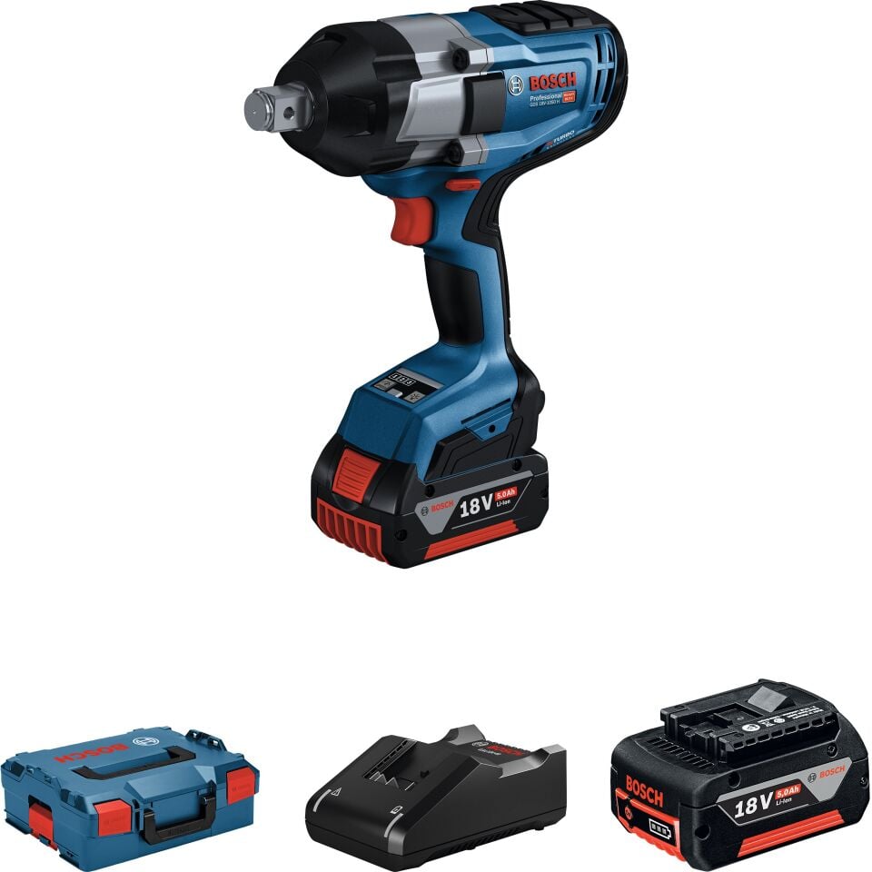 Bosch Professional GDS 18V-1050 H 2x5 Ah Darbeli Somun Sıkma Makinesi
