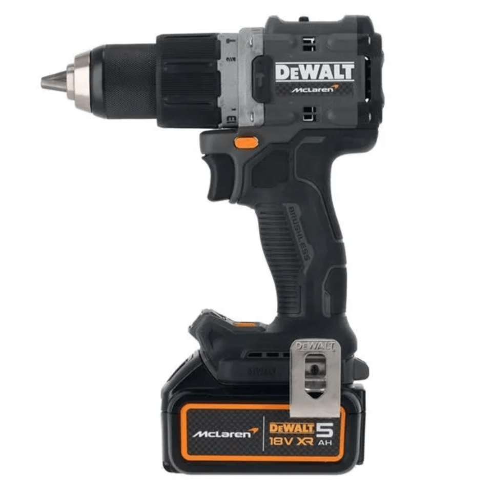 Dewalt x McLaren DCD85MP2T 18V 5 AH Çift Akülü Darbeli Matkap