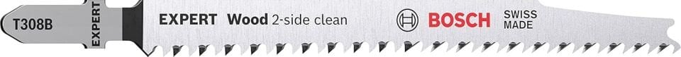 Bosch Ekstra Temiz Kesim Serisi Ahşap İçin T 308 B Dekupaj Testeresi Bıçağı - 3'Lü Paket