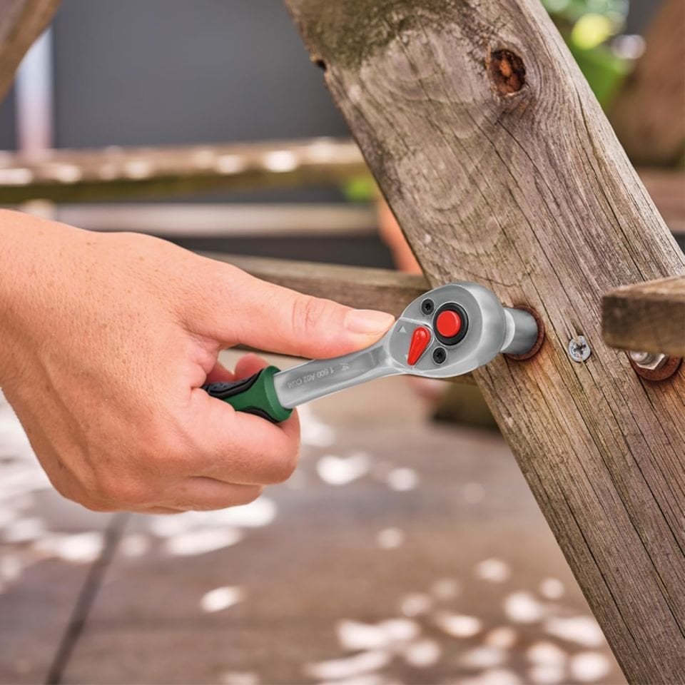 Bosch 1/4 ve 1/2 Cırcırlı Somun Sıkma Lokma Takımı 56 Parça 1600A02Z9G