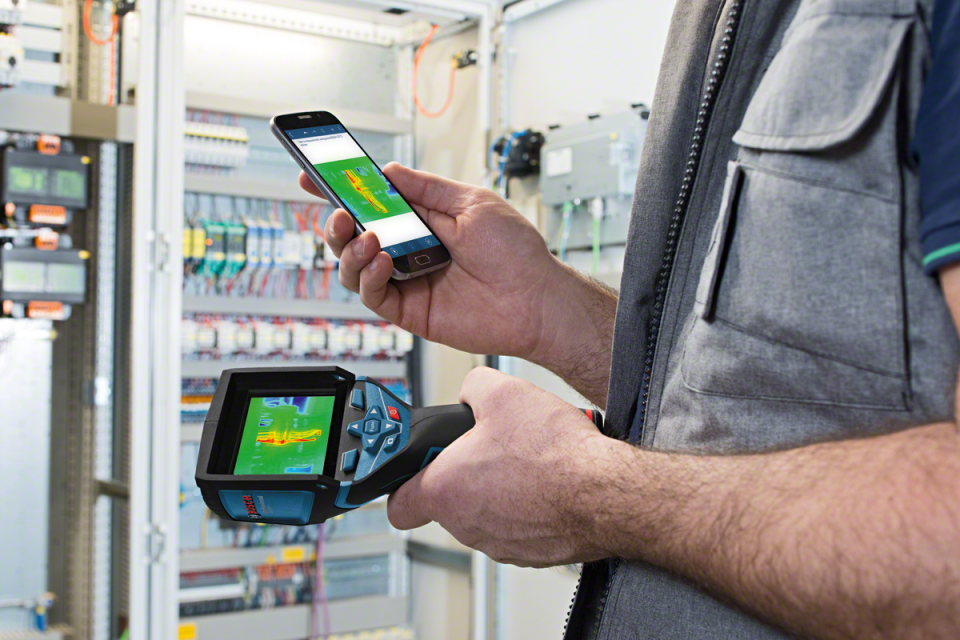 Bosch GTC 400 C Professional Isı Dedektörü 2 Amper Akülü